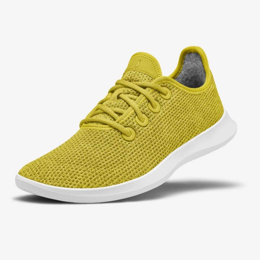 Allbirds - Mens Tree Runners - Yellow (Elephant Grass) - Size M9